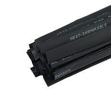 Термоусадочная трубка Stekker HST-1260-100BK, длина 100 см., коэф. усадки 2:1, черный 39733 5