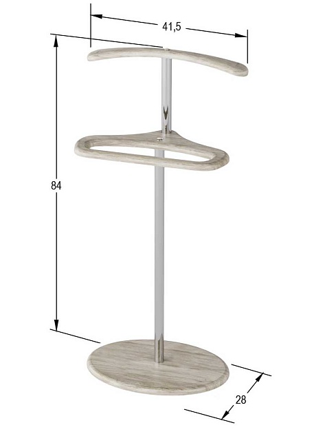 Гардеробная вешалка Мебелик Универсальная 008184 Фото № 3