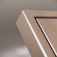 Клавиша для выключателя/переключателя одноклавишного с подсветкой, S70 Metal (платина) Voltum VLSM000210 2