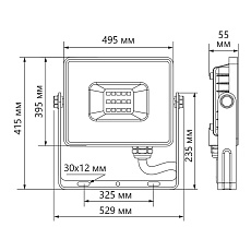 Светодиодный прожектор Feron LL-926 300W 6400K 29501 1