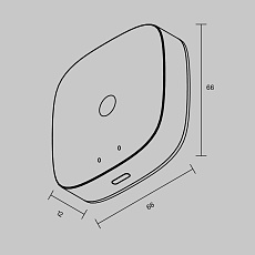 Центр управления умным домом Maytoni Smart ХАБ Maytoni Lighting control MD-TRA034-W(N) 3
