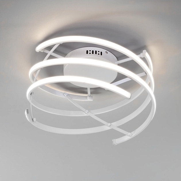 Потолочный светодиодный светильник Eurosvet Breeze 90229/3 белый фото 
