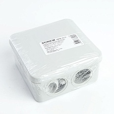 Коробка разветвительная Stekker EBX10-36-55, 100*100*50мм, 6 вводов, IP55, светло-серая (GE41255) 39998 1