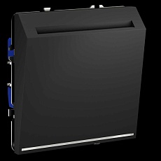 Выключатель встраиваемый S70 карточный 16А, (графит) Voltum VLS010707 2