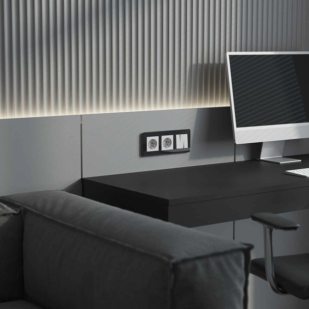 Выключатель трехклавишный Werkel белый W1130001 4690389155246 Фото № 5