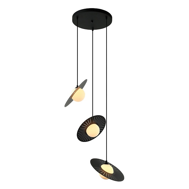 Подвесная люстра Gerhort G31122/3BK WT изображение 1 Подвесная люстра Gerhort G31122/3BK WT Фото № 1