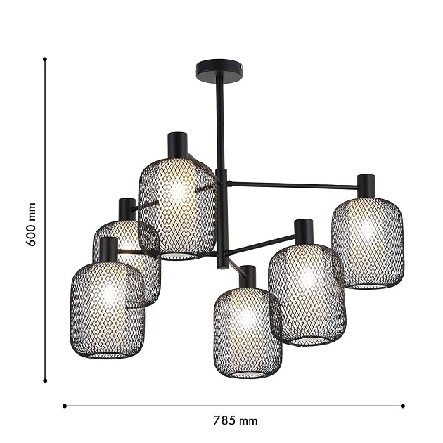 Подвесная люстра F-Promo Tokri 4602-6C Фото № 2