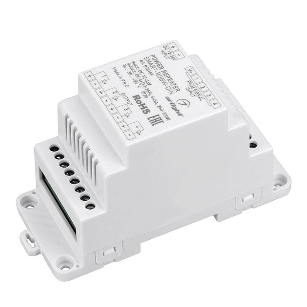 Усилитель Arlight Smart-RGBW-DIN 025169 изображение 1 Усилитель Arlight Smart-RGBW-DIN 025169 Фото № 1