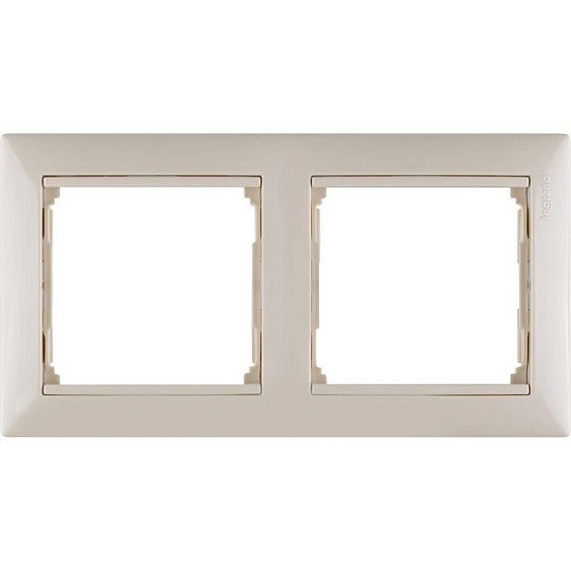 Рамка 2-постовая Legrand Valena слоновая кость 774352 изображение 1 Рамка 2-постовая Legrand Valena слоновая кость 774352 Фото № 1