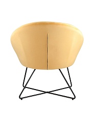 Кресло Stool Group Колумбия вельвет оранжевый DOUMBIA HLR-22 3