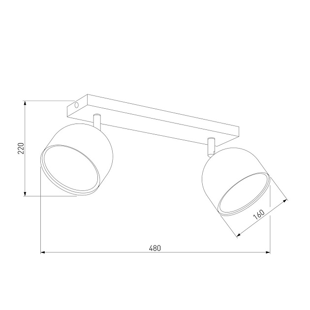 Спот TK Lighting 3415 Altea White Фото № 2