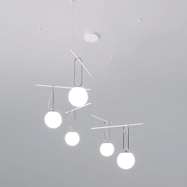 Подвесная люстра Eurosvet Riche 70143/5 белый Фото № 5