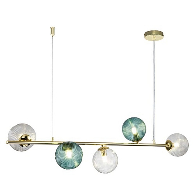 Подвесная люстра Indigo Selva 11032/5PL Gold V000297 изображение 1 Подвесная люстра Indigo Selva 11032/5PL Gold V000297 Фото № 1
