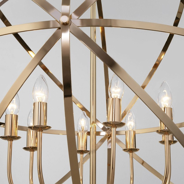 Подвесная люстра Eurosvet Santi 60139/8 золото Фото № 5