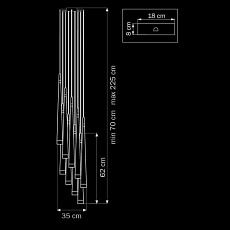 Подвесная люстра Lightstar Meta Duovo 807086 1