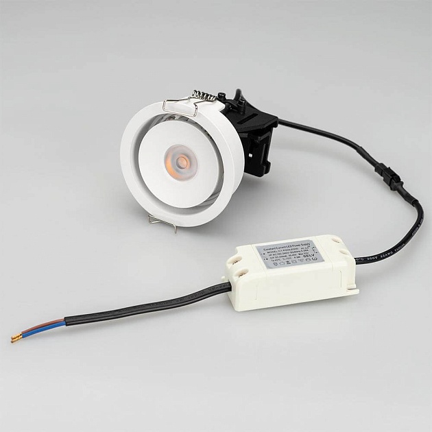 Встраиваемый светодиодный светильник Arlight CL-Simple-R78-9W Warm3000 026868 фото 5