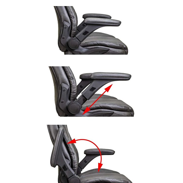 Кресло руководителя AksHome Aurora графит, экокожа 65466 изображение 6 Кресло руководителя AksHome Aurora графит, экокожа 65466 Фото № 6