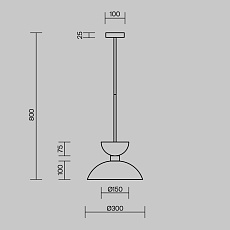 Подвесной светильник Freya Essence FR5490CL-01BS 1