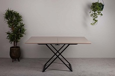 Стол-трансформер Levmar Compact G41/S53 Капучино глянец/опоры черные 7125110714 1