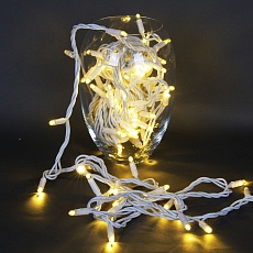 Cветодиодная гирлянда Sneha нить 24V теплый белый мерцающий A-504 WW