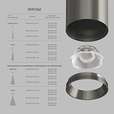 Трековый светодиодный светильник Denkirs Shine Spot DK5743-DN 1