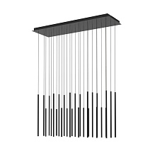 Люстра подвесная Alfa Light F3924-03 black 54W 120*40*H 150