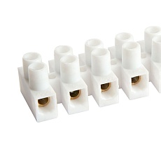 Колодка клеммная винтовая Stekker, линейка 12 штук, полипропилен, LD226-6A DIY 39895 2
