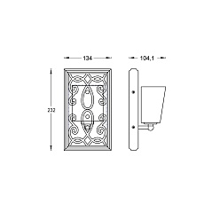 Бра Vele Luce Viola VL4164W01 4