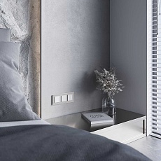 Рамка Werkel Senso на 3 поста дымчатый W0033117 4690389206450 1