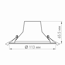 Встраиваемый светодиодный светильник Arlight LTD-Legend-R115-10W Day4000 027316(1) 4