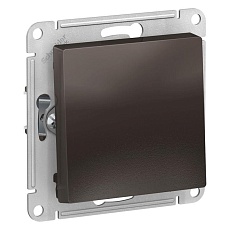 Выключатель одноклавишный Systeme Electric AtlasDesign 10A 250V мокко ATN000611