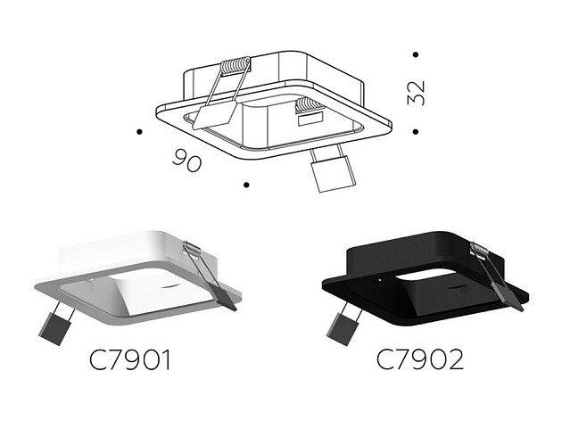 Корпус светильника Ambrella light DIY Spot C7901 Фото № 9