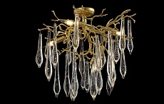 Потолочная люстра Crystal Lux Reina PL5 D600 Gold Pearl 1