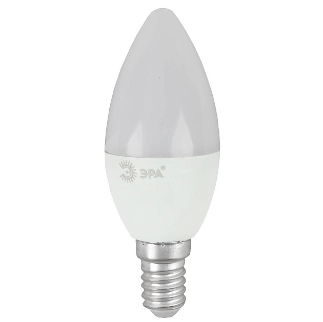 Лампа светодиодная ЭРА E14 8W 4000K матовая LED B35-8W-840-E14 R Б0050200 фото 