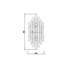 Бра Vele Luce Clarinetto VL3314W22 4