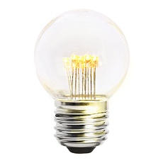 Лампа светодиодная Feron E27 1W 2700K прозрачная LB-378 41918 1