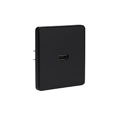 Розетка ROUND HDMI с/у оникс KRANZ KR-78-0730-3 3
