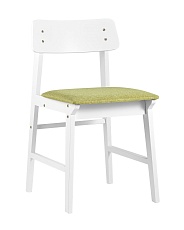 Комплект стульев Stool Group ODEN WHITE мягкое сидение оливковое 2шт MH52035 WHITE BZ-13 GREEN X2 1
