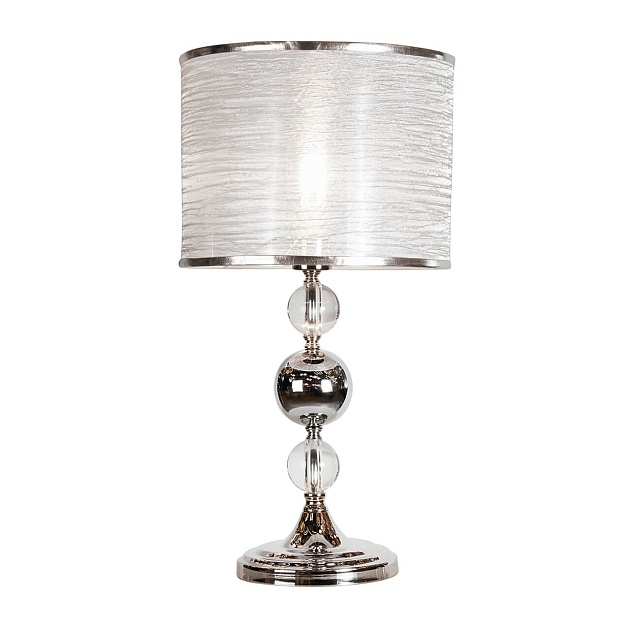 Настольная лампа iLamp Chelsea T2400-1 Nickel изображение 1 Настольная лампа iLamp Chelsea T2400-1 Nickel Фото № 1