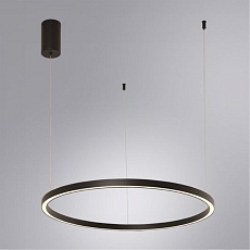 Подвесной светодиодный светильник Arte Lamp Smooth A2223SP-1BK 2