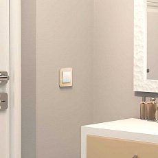 Выключатель Werkel Hammer одноклавишный с подсветкой белый W1210101 4690389161995 2