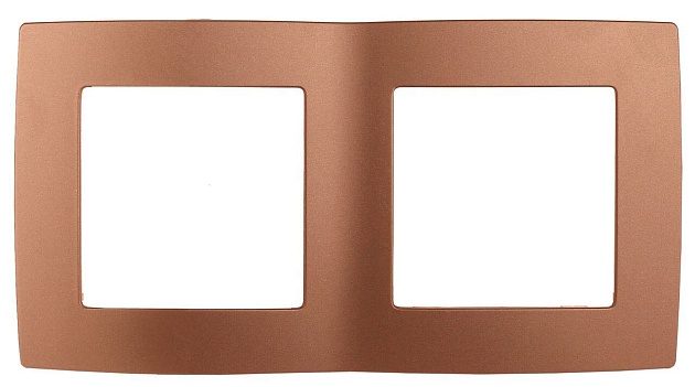 Рамка 2-постовая ЭРА 12 12-5002-14 Б0019372 Фото № 1