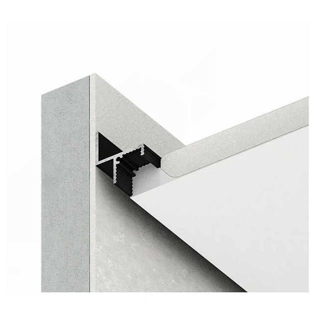 Безрамный теневой профиль FerGipps черный ТП 8 УТ000002549 изображение 4 Безрамный теневой профиль FerGipps черный ТП 8 УТ000002549 Фото № 4