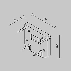 Заглушка Maytoni Technical Exility TRA034D-EC-422W 1