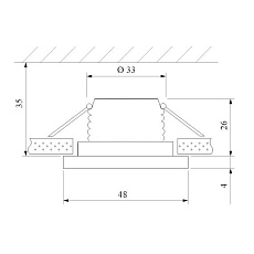 Встраиваемый светодиодный светильник Elektrostandard 15271/LED белый a056026 1