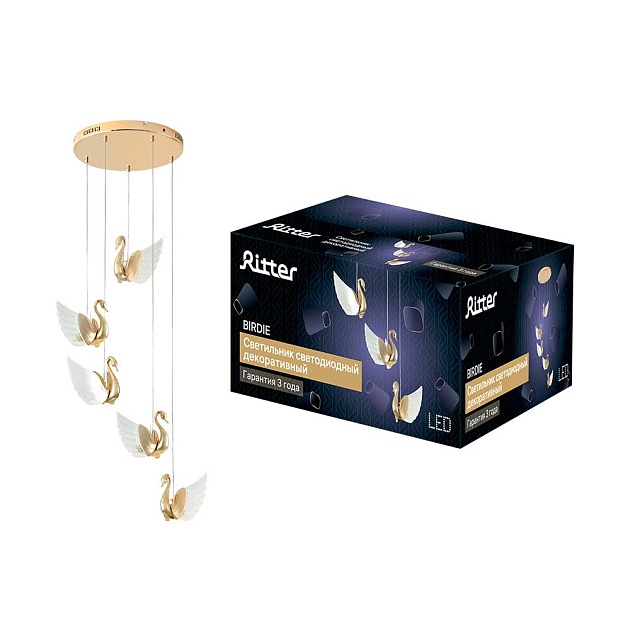 Подвесной светильник Ritter BIRDIE 51637 2 изображение 1 Подвесной светильник Ritter BIRDIE 51637 2 Фото № 1