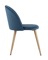 Кухонный стул Stool Group Лион велюр голубой DC-69030 HLR-63 4