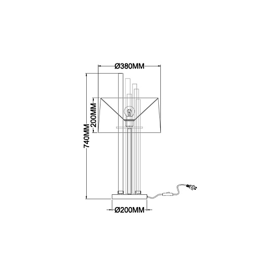 Настольная лампа Vele Luce Notte VL1314N01 Фото № 2