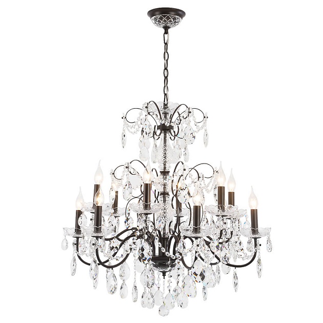 Подвесная люстра Crystal Lux Odelis SP12 Gold Фото № 3