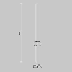 Настенный светодиодный светильник Maytoni Light Stick MOD237WL-L11BS3K 2